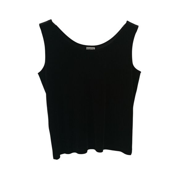Chico's Tops - Chico’s Velvet Sleeveless Tank Top | Size 3 | Black | No Flaws